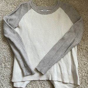 Madewell open back knitted sweater